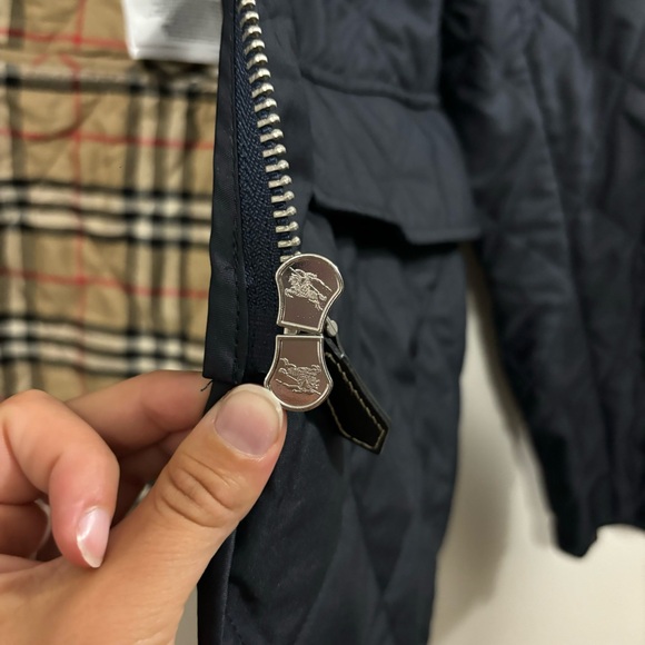 Burberry navy quilted ongar jacket XL nwt - Picture 8 of 10